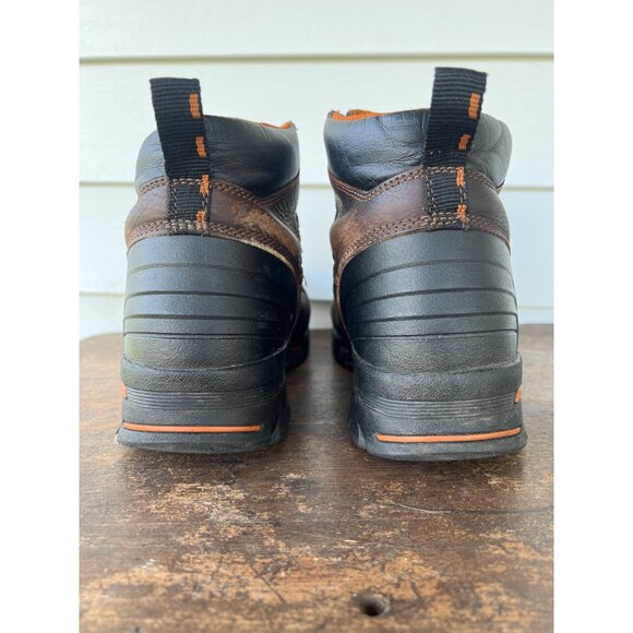 Timberland PRO Mens 6" Steel Toe Waterproof Work Boots 52562 Size 12W Leather Ru - Picture 3 of 7